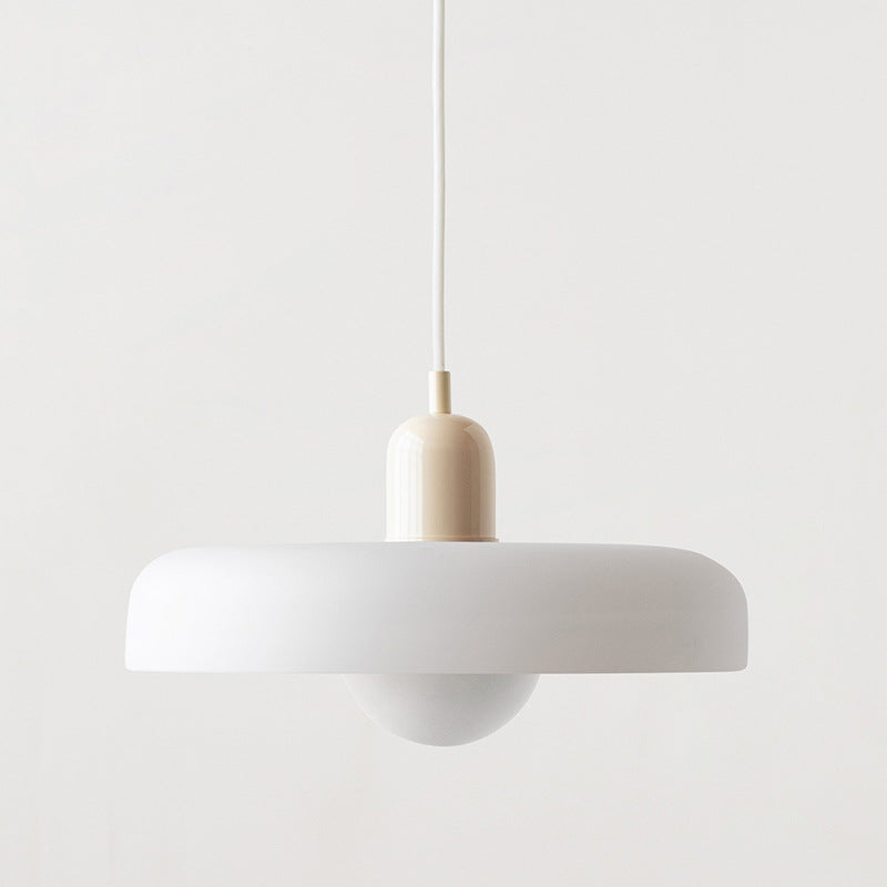 Bauhaus Hanglamp in Gekleurd Glas