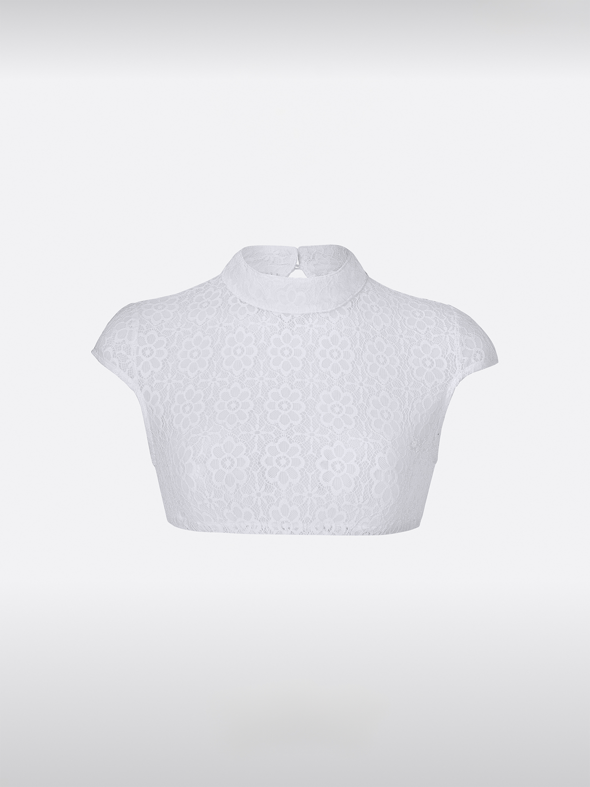 Witte Dames Dirndlblouse Hooggesloten