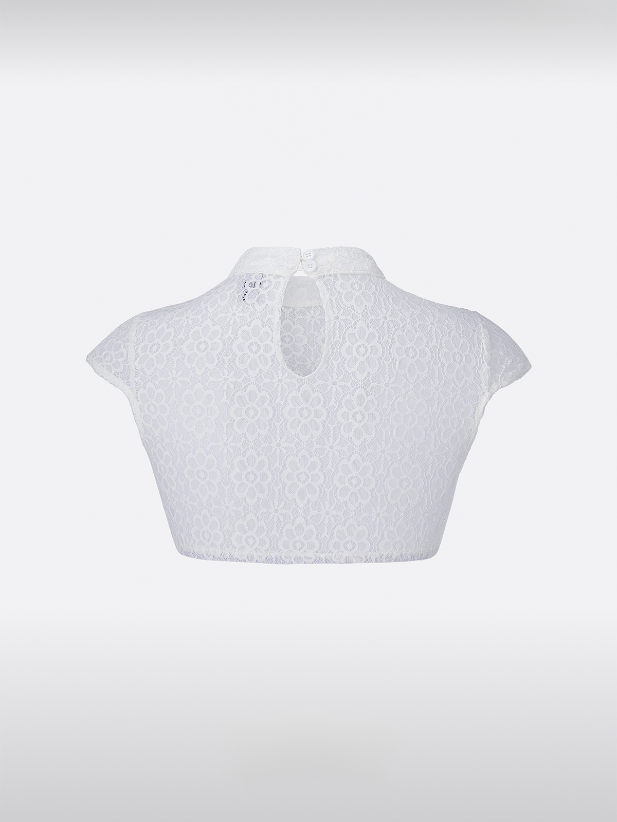 Witte Dames Dirndlblouse Hooggesloten