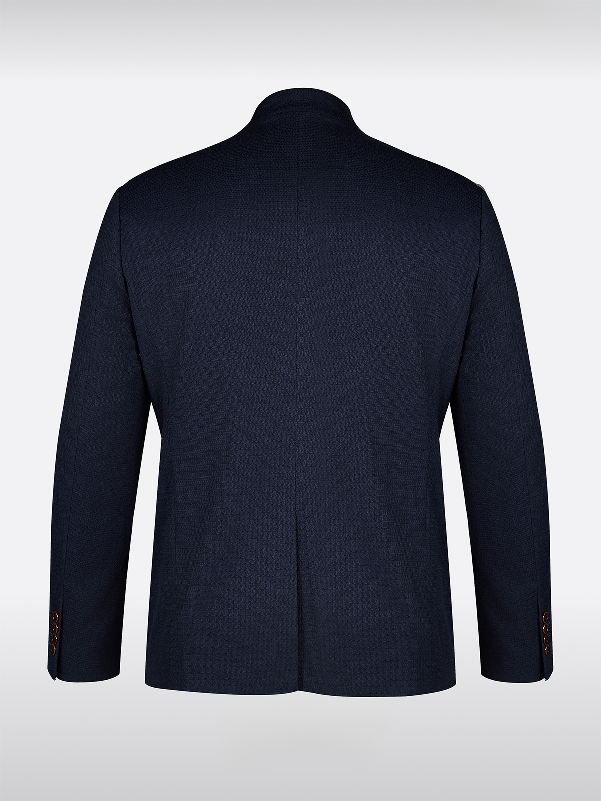 Blauwe Hoogsluitende Janker