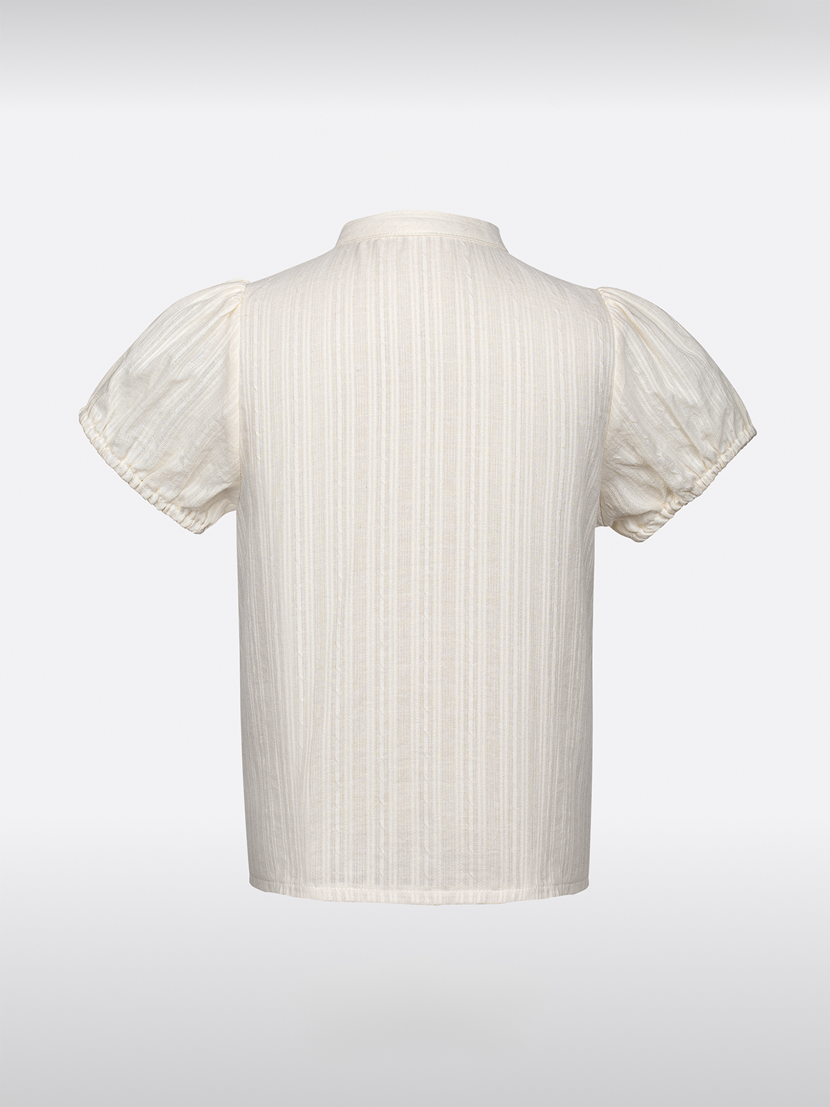 Kinder Beige Kurzarm Dirndlbluse