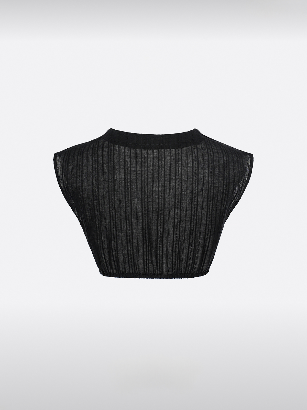 Zwarte V-hals Dirndlblouse