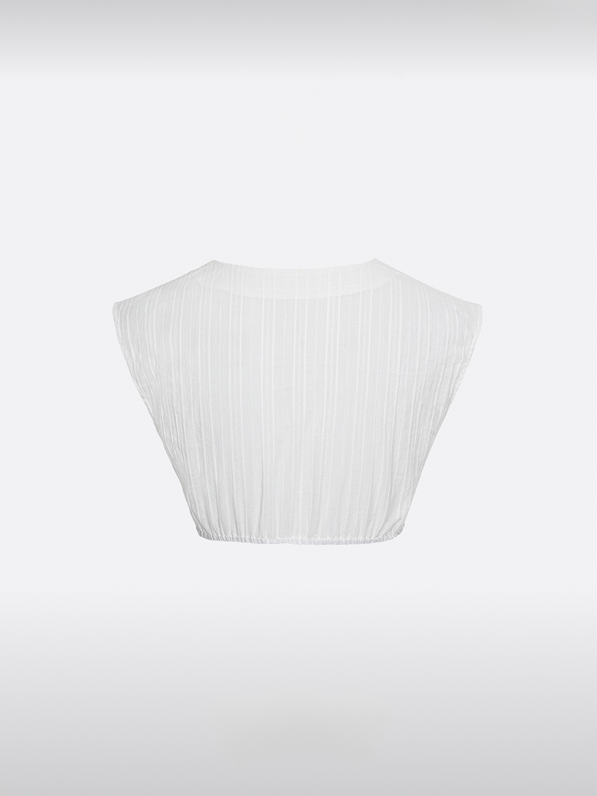 Witte V-hals Dirndlblouse