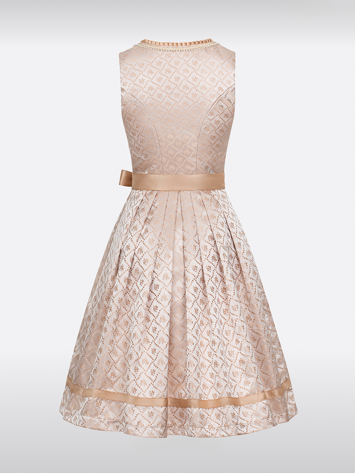 Geel Hart-Uitgesneden Traditionele Dirndl