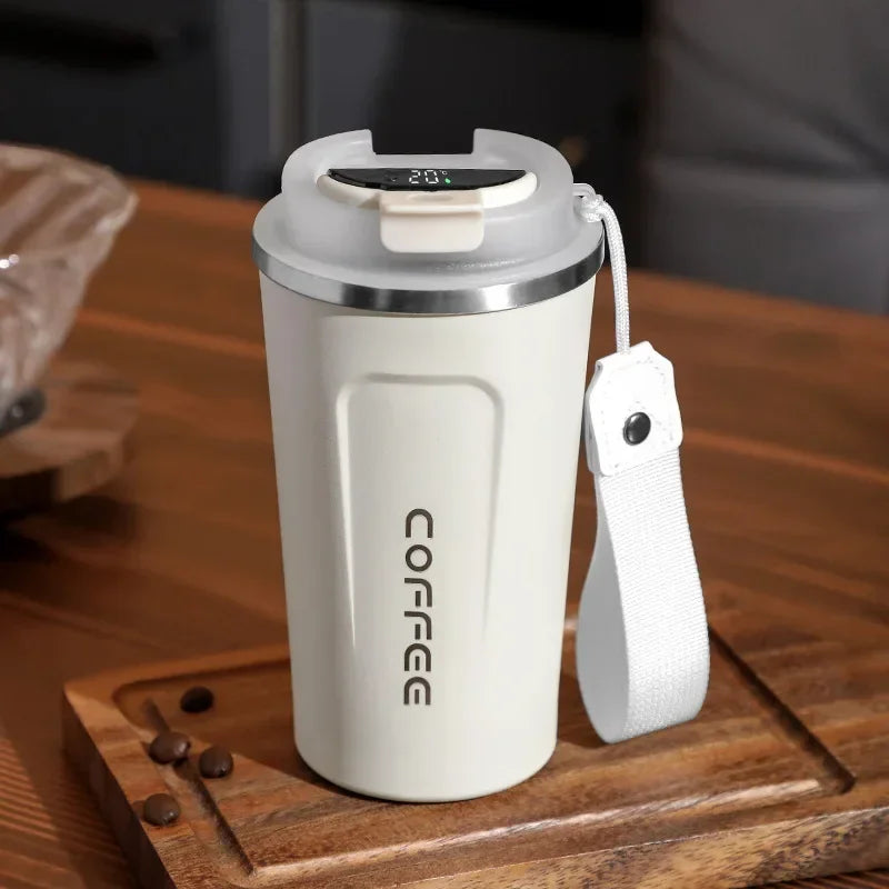 RVS Thermosbeker met Intelligente Temperatuurweergave – TempMate