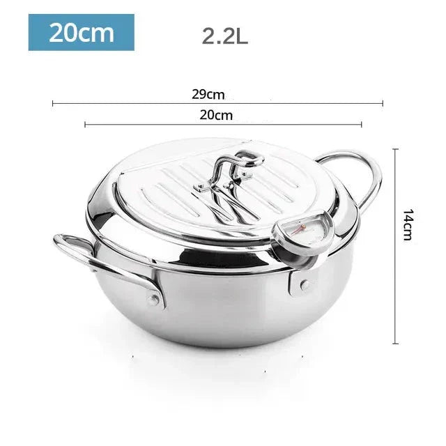 Meester-Fritteuse met Thermometer