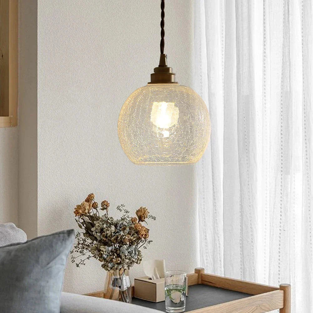 Kristallen glazen hanglamp