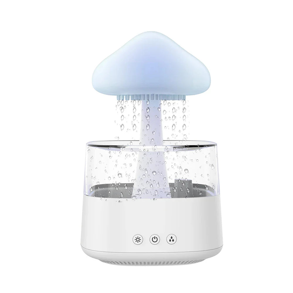 AquaLuxe Cloud Rain Diffuser | Creëer een rustgevende atmosfeer met kleurrijk licht