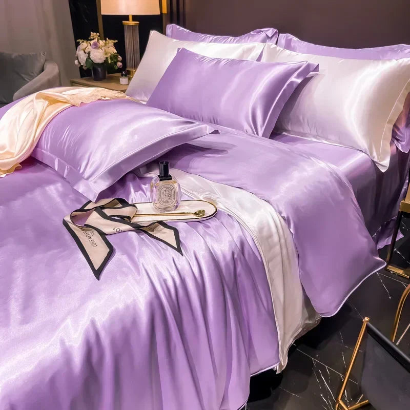 Exclusief Zijde Bedlinnen Set – Luxe bedlinnen van 100% zijde voor optimaal slaapcomfort
