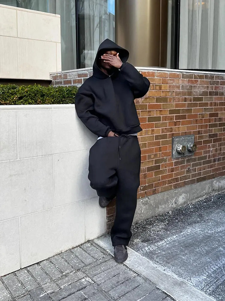 Casual Set met Hoodie en Broek voor Mannen | Ideaal voor de Herfst