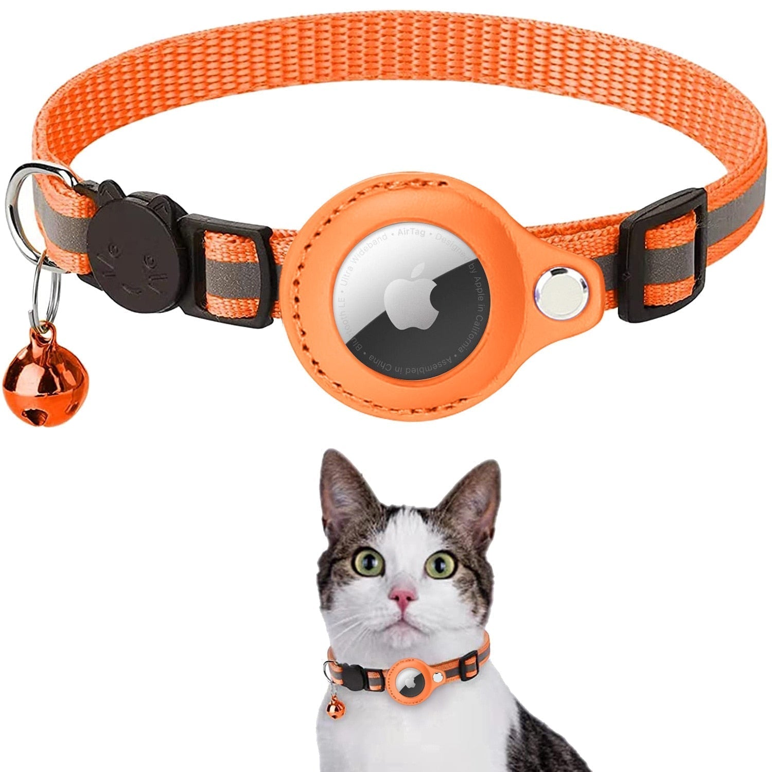 Airtag Kat Tracking Halsband - GPS Vinder & Antiverlies