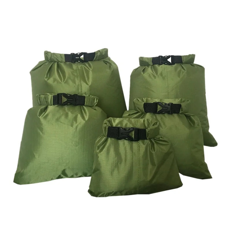 Sealon Droogzak Set | Waterdichte en zanddichte 5-delige set voor reizen en outdoor avonturen