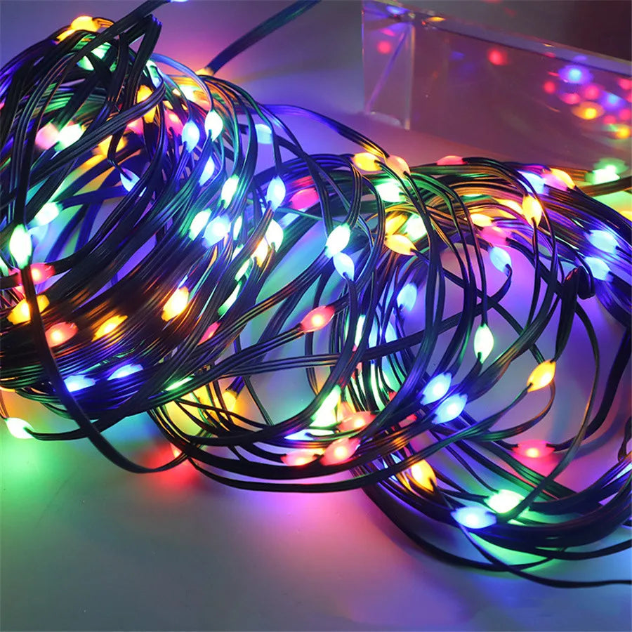 Waterdichte LED Kerstverlichting voor Buiten – Lichtslinger voor Tuin & Terras