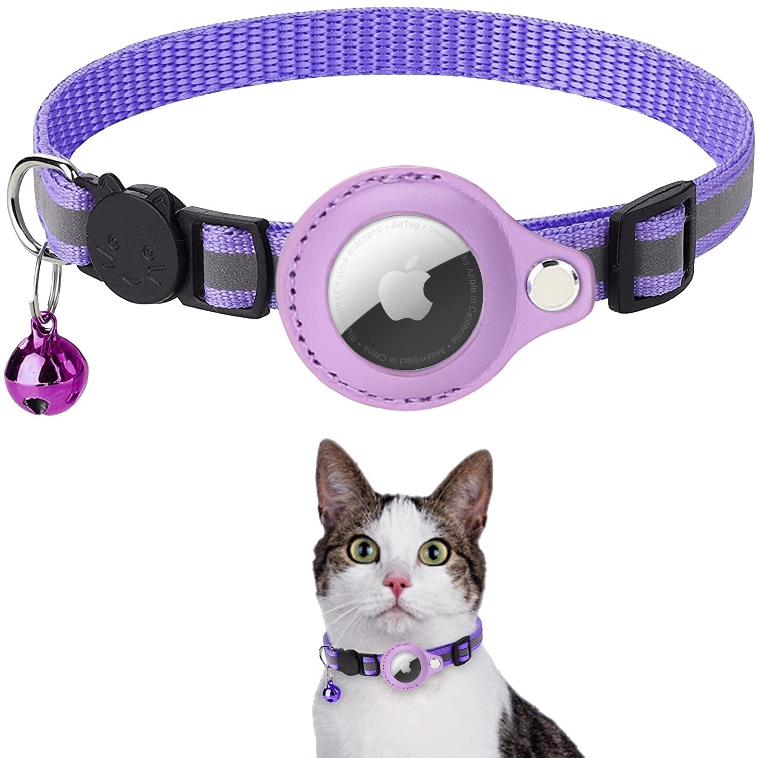 Airtag Kat Tracking Halsband - GPS Vinder & Antiverlies