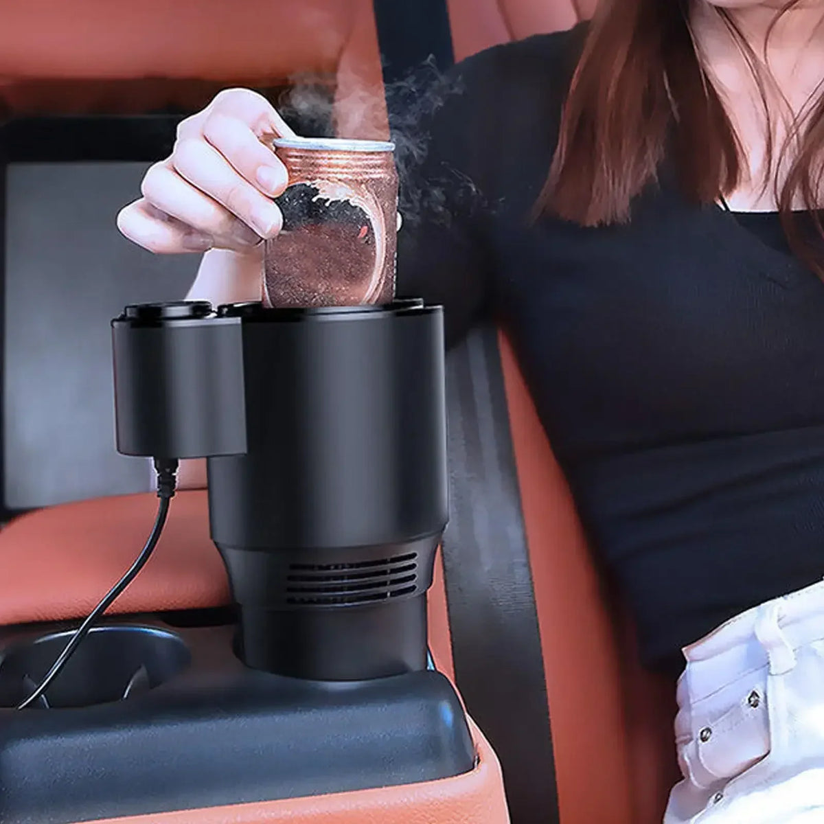 Verwarmde en Gekoelde Autabekerhouder – Elektrische Bekerhouder voor in de Auto