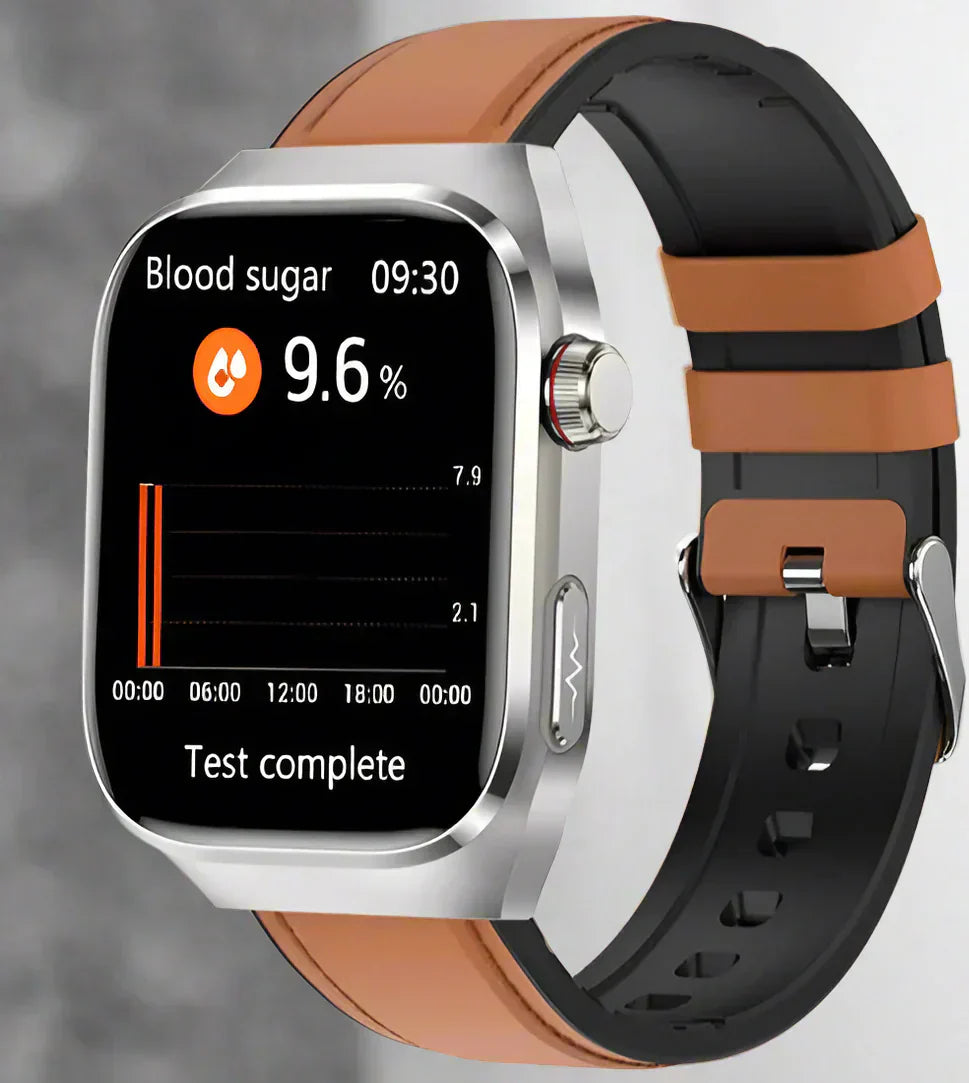 Maxwell Health Smartwatch – Bloedglucose, Urinezuur, EKG+PPG en Bluetooth-oproep