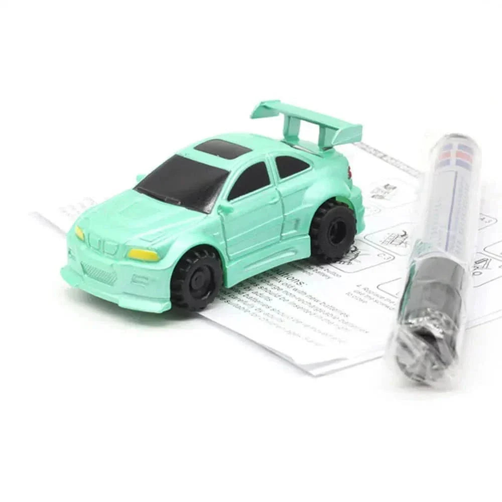 De magische auto die je tekeningen volgt alsof het magie is