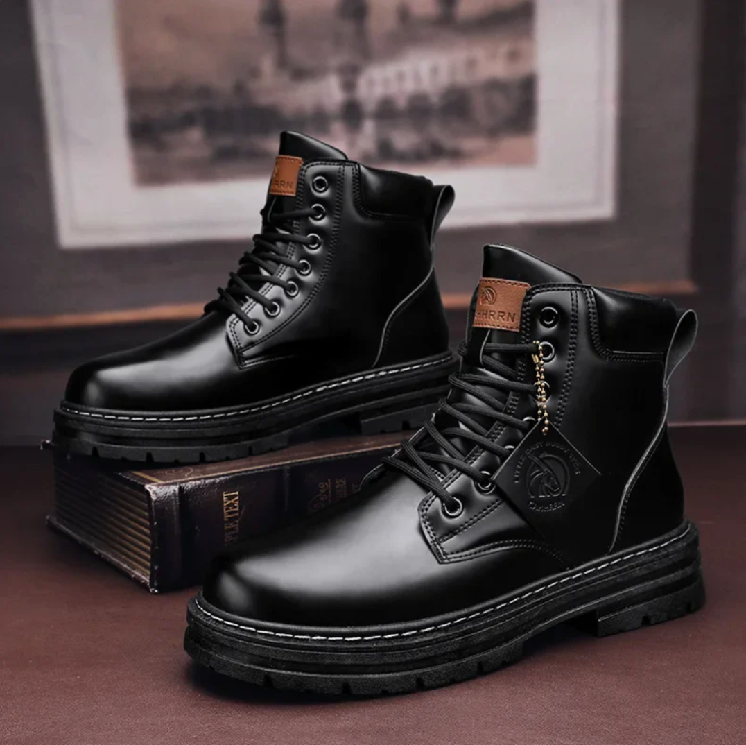 Timber™ Comfortabele Heren Veterschoenen – Robuuste, Warme & Waterafstotende Schoenen voor Elke Dag