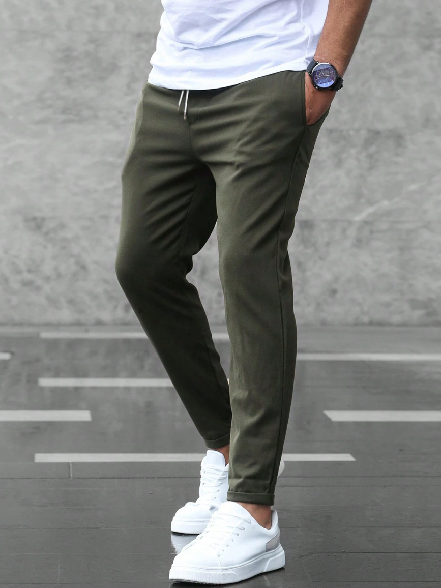 Benedict | Elegante Stoffen Broek met Moderne Pasvorm