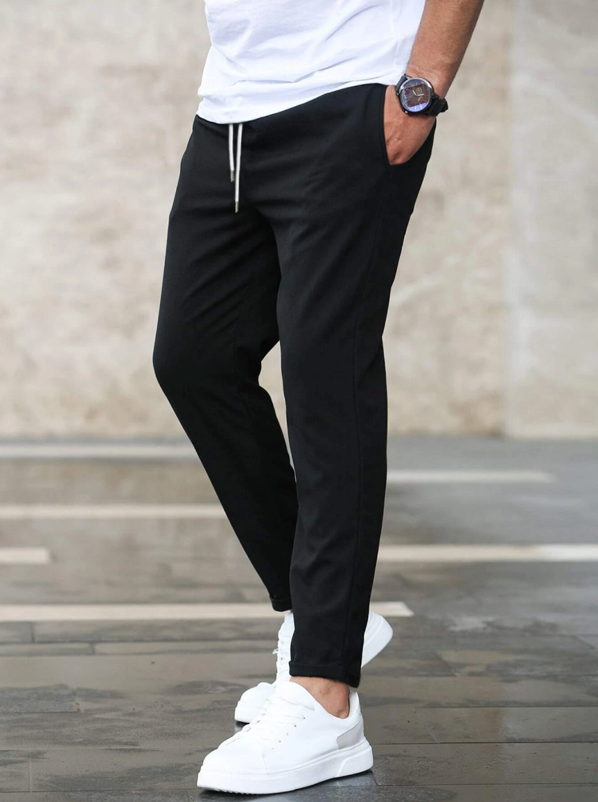 Benedict | Elegante Stoffen Broek met Moderne Pasvorm