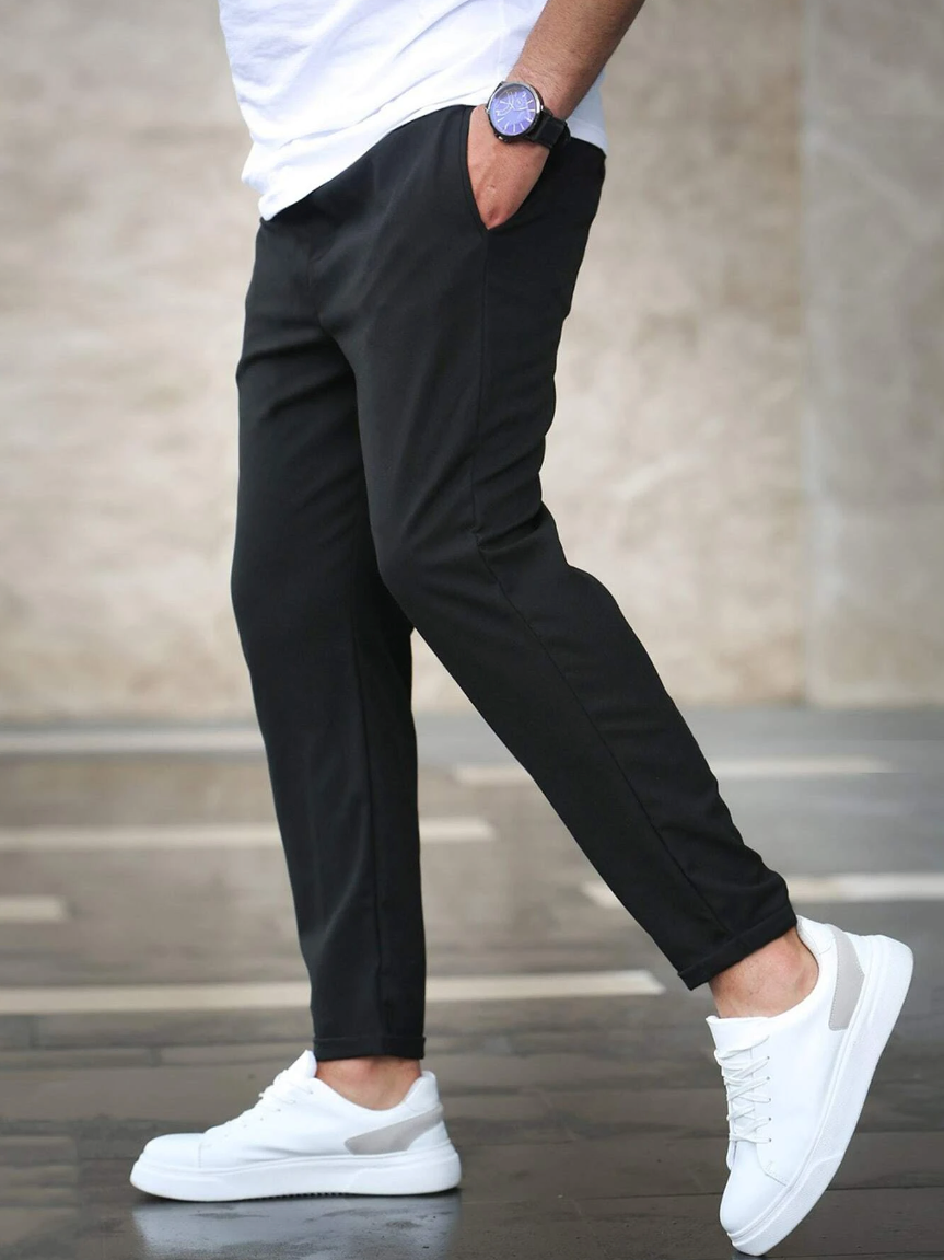 Benedict | Elegante Stoffen Broek met Moderne Pasvorm