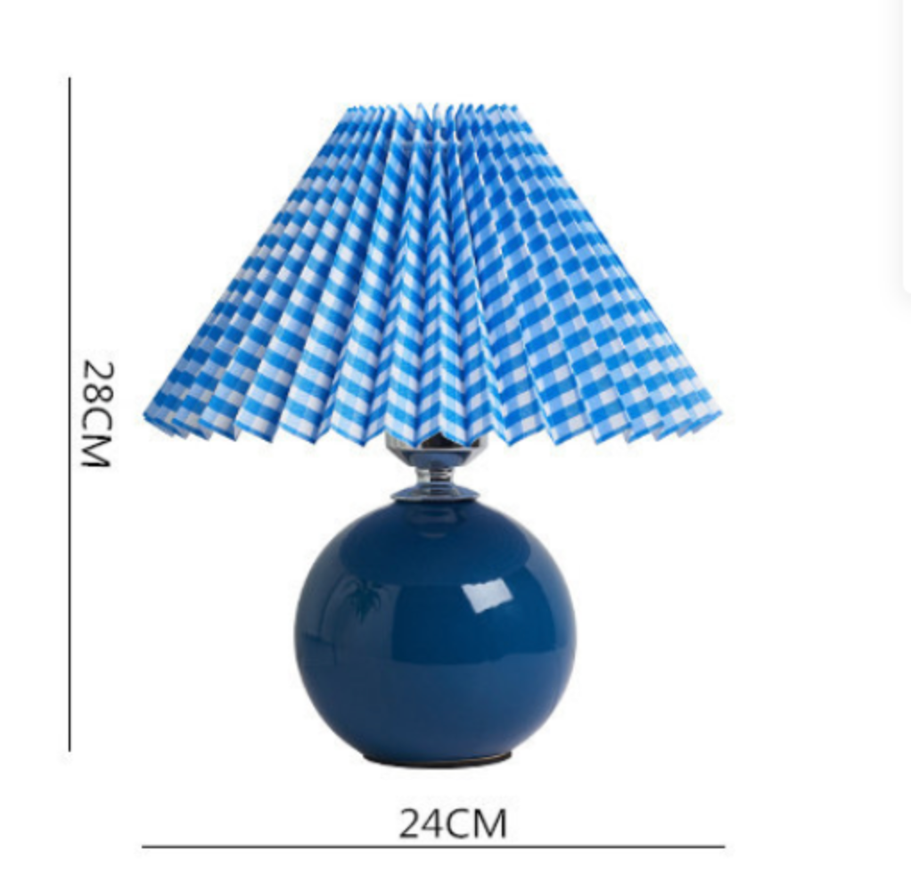 Nordic Ceramic Pleated Table Light | 1-Lamp