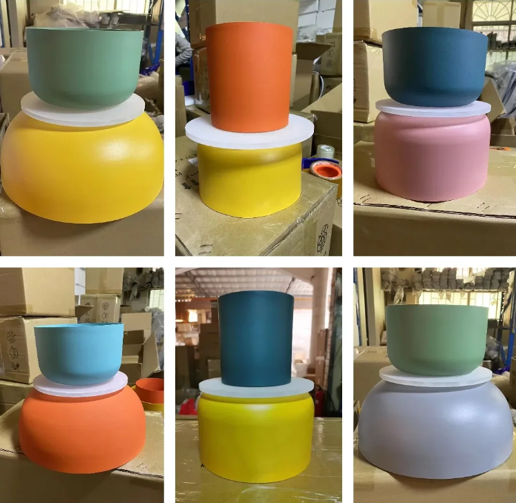 Nordic Kleurige Macaron 1-Licht LED-Pendelleuchte
