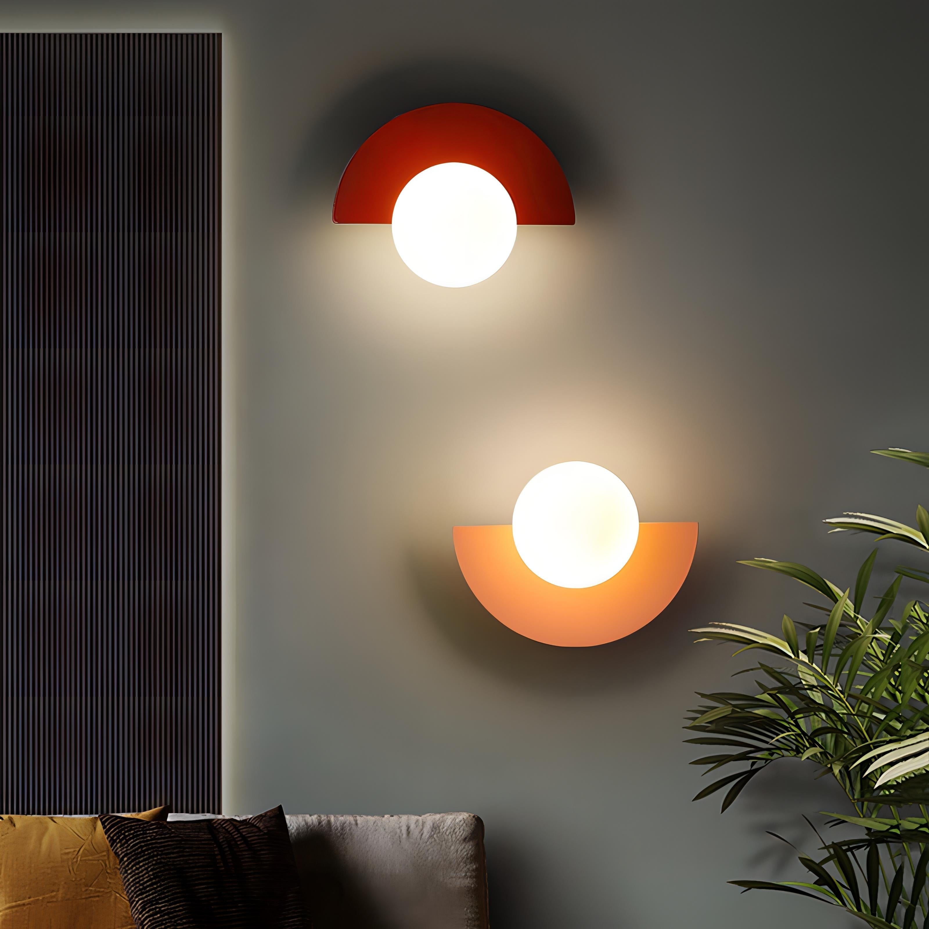 Everest - Nordic Halve Cirkel Wandlamp