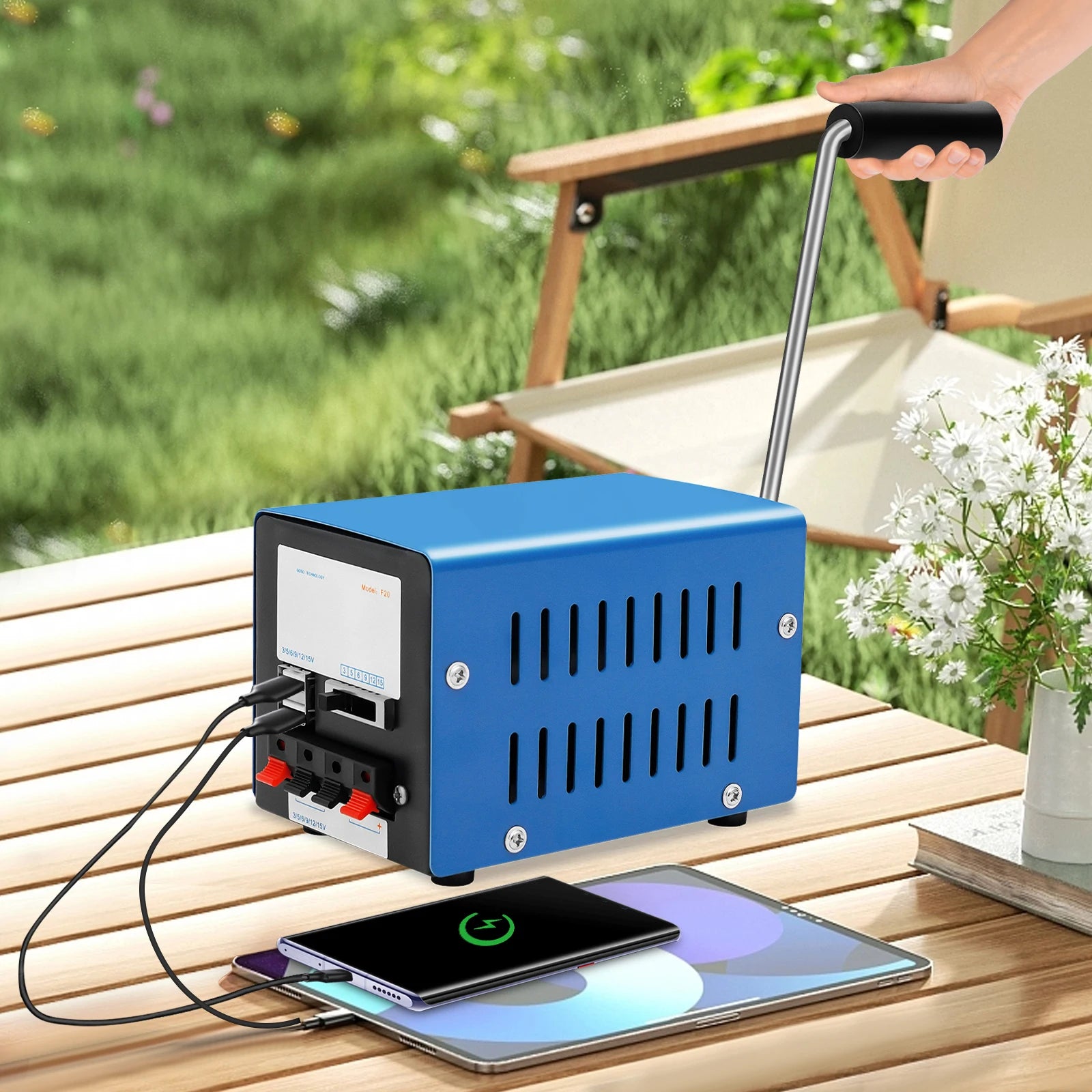 Mini Handdynamo USB Generator – Stroom zonder Net
