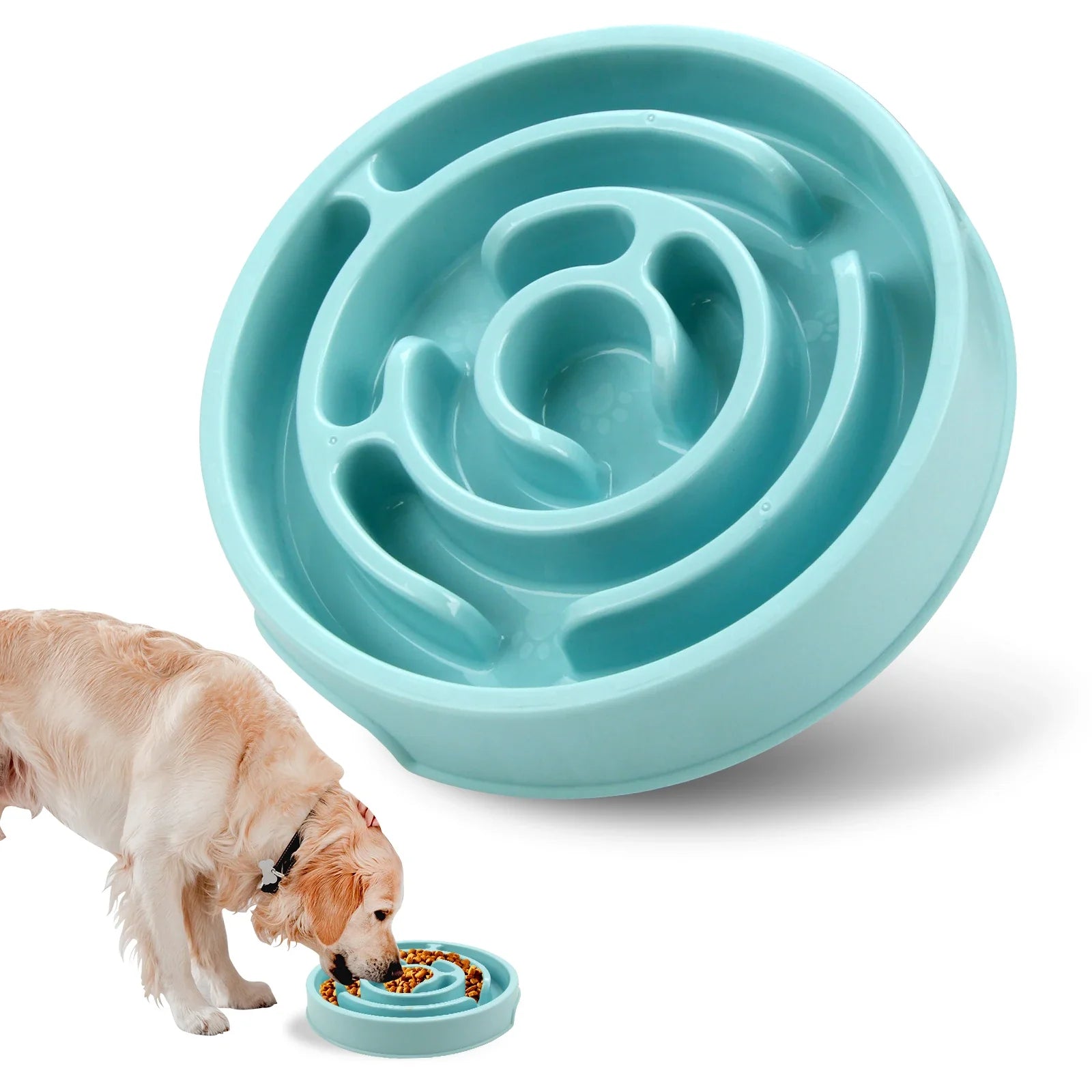SnackMaze Kom | Anti-Schrokbak voor Honden & Katten | Antislip & BPA-vrij | Langzaam Eten voor een Gezonde Spijsvertering