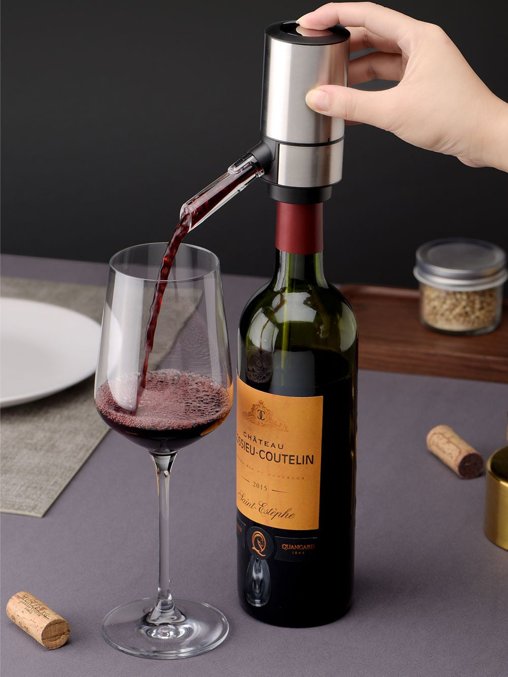 VinElegance Luxe Wijn Aerator | Verfijnde aerator voor optimale wijnervaring