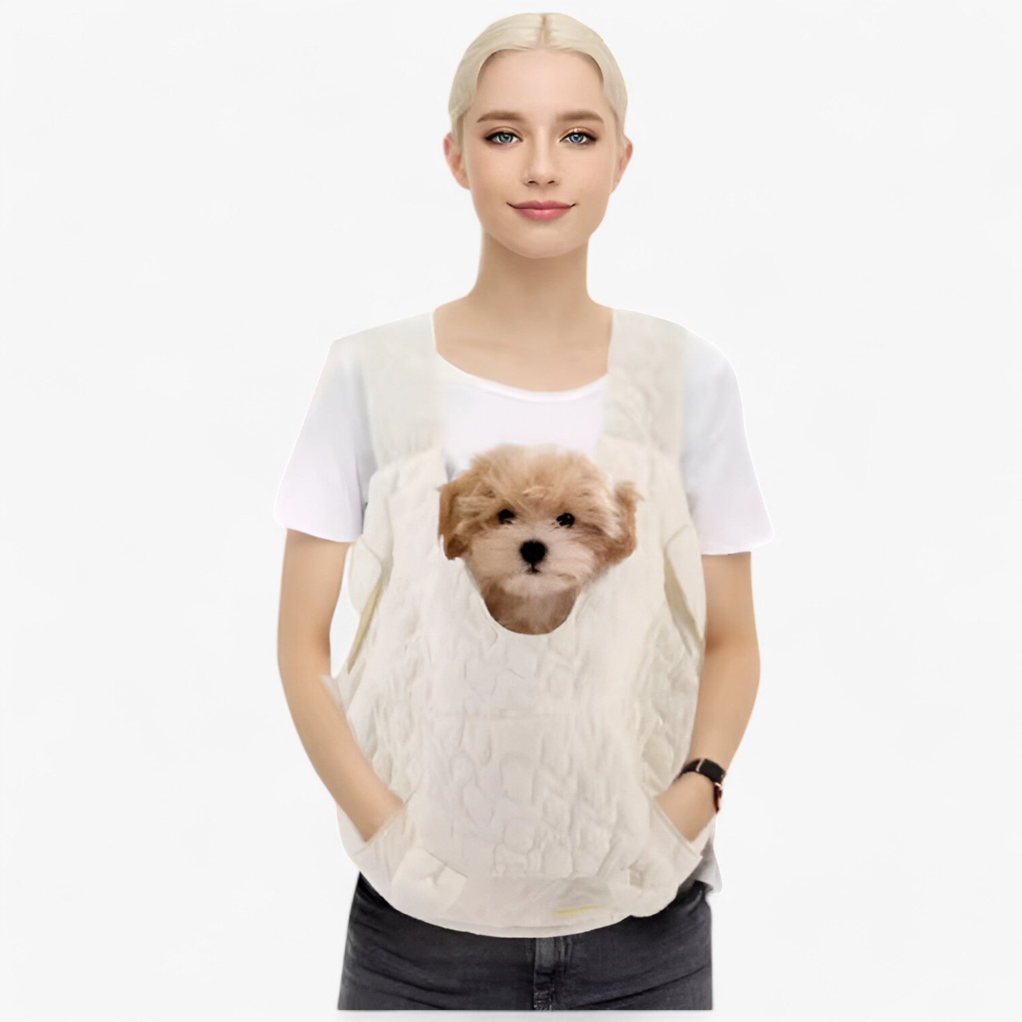 Pawrello Huisdier Draagtas tot 10 kg | Weerbestendig & Comfortabel | Voor Katten & Kleine Honden | Met Ergonomische Draagriemen