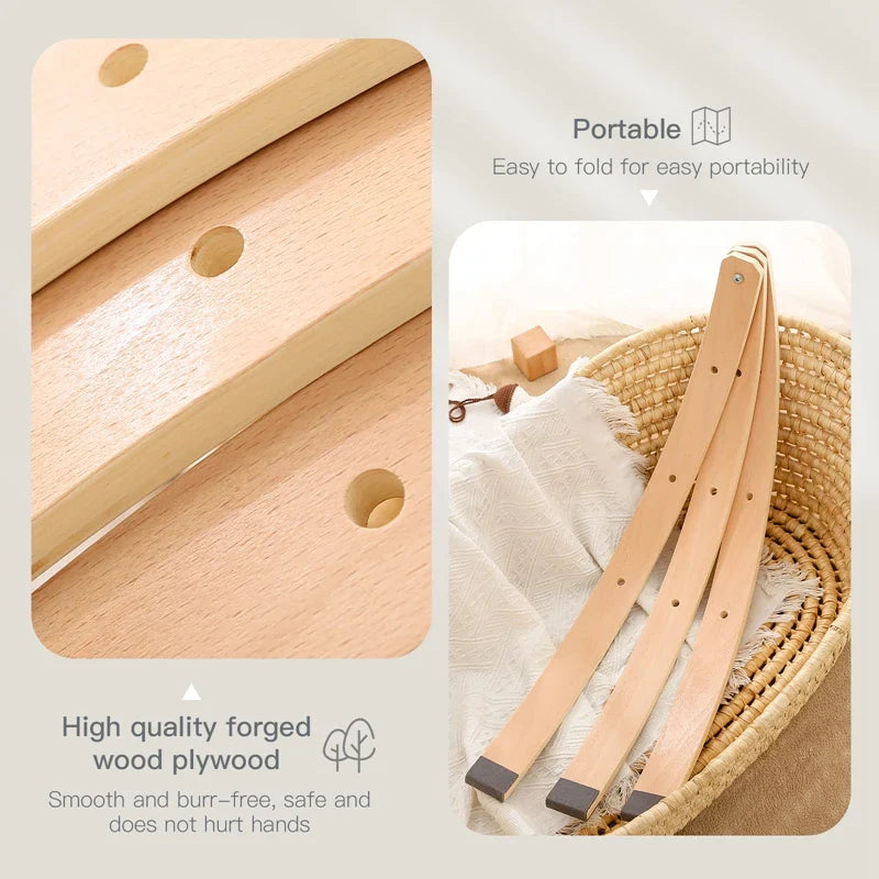 Houten Baby Activiteitenboog met Hangspeelgoed voor Baby