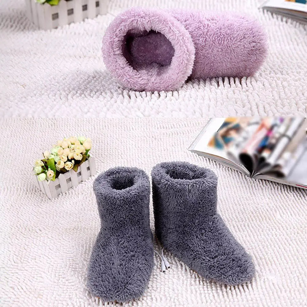WarmEase USB verwarmde sloffen – Pluche wintercomfort met verstelbare warmte