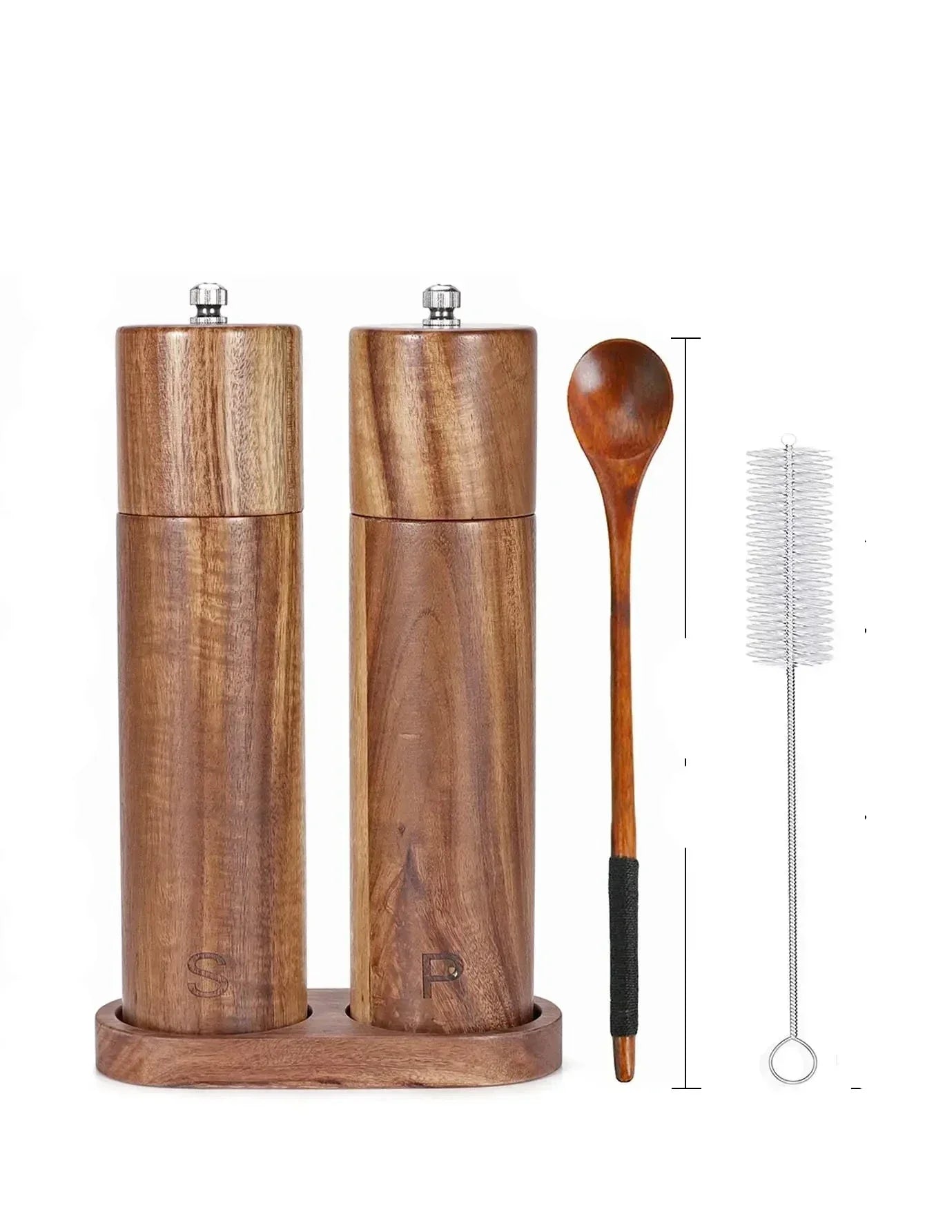 Luxe Houten Peper- en Zoutmolen Set