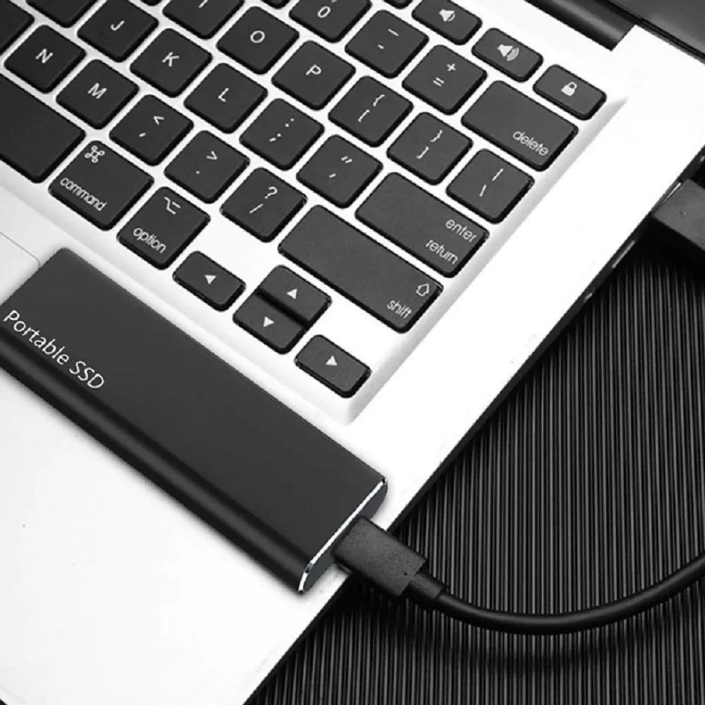 Ultra Dunne 4 TB Externe Harde Schijf – Draagbare USB-C Opslagoplossing voor Snelle Bestandenoverdracht en Duurzaamheid