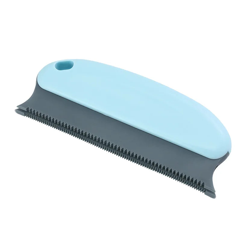 Fluffigob Pluis- & Dierenhaarverwijderaar Borstel | 2-in-1 Reiniging met Dubbele Kamstructuur | Voor Bank, Kleding, Tapijt | 15 × 6 × 2 cm