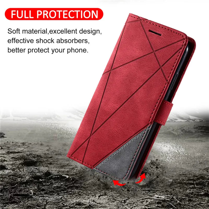 Flip Magnetisch Leren Hoesje voor Samsung Galaxy A Series