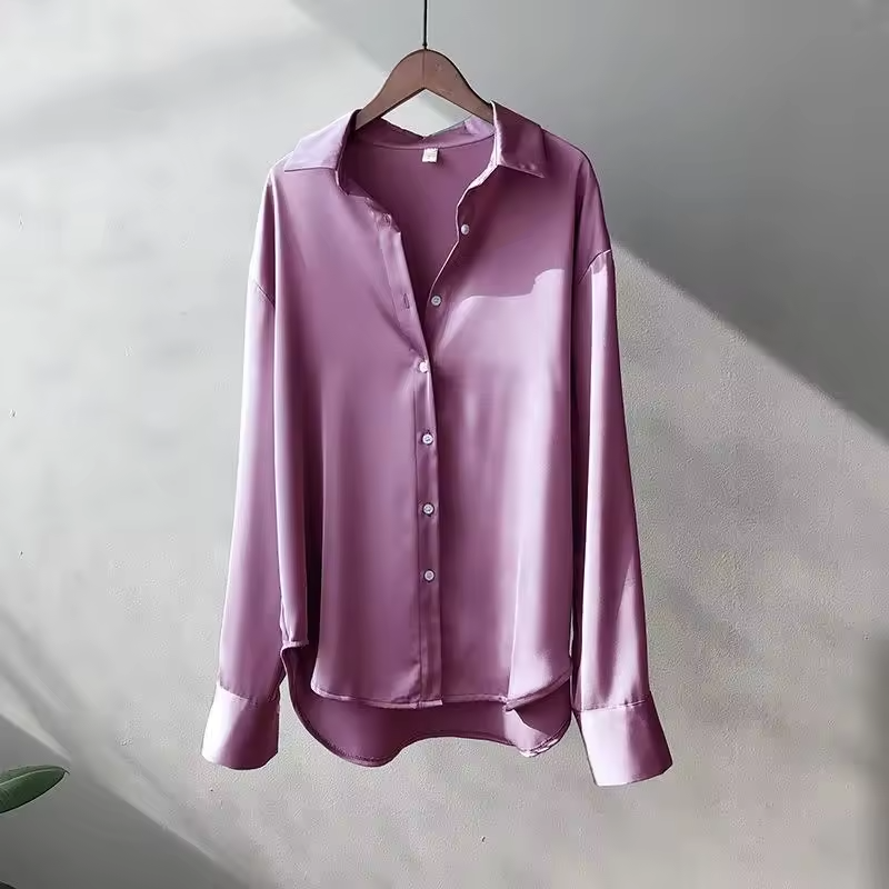 SilkElegance Dames Zijde Blouse | Luxe draagcomfort en tijdloze stijl voor elke gelegenheid