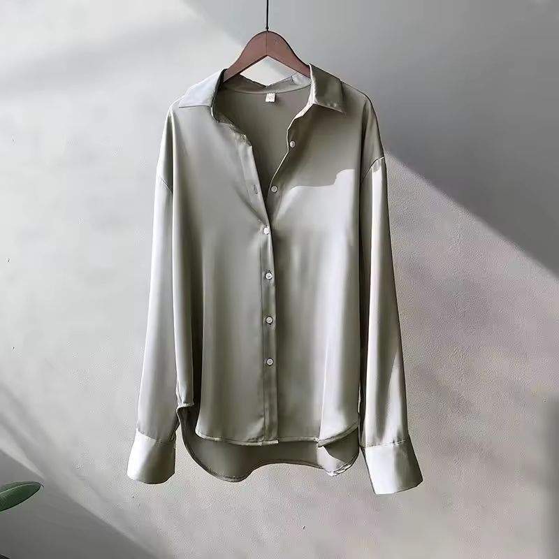 SilkElegance Dames Zijde Blouse | Luxe draagcomfort en tijdloze stijl voor elke gelegenheid