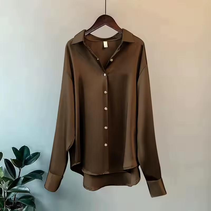 SilkElegance Dames Zijde Blouse | Luxe draagcomfort en tijdloze stijl voor elke gelegenheid