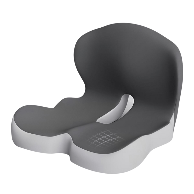 Zitkussen | Ergonomisch Memory Foam Zitkussen | Drukverlagend & Antislip | ErgoComfort