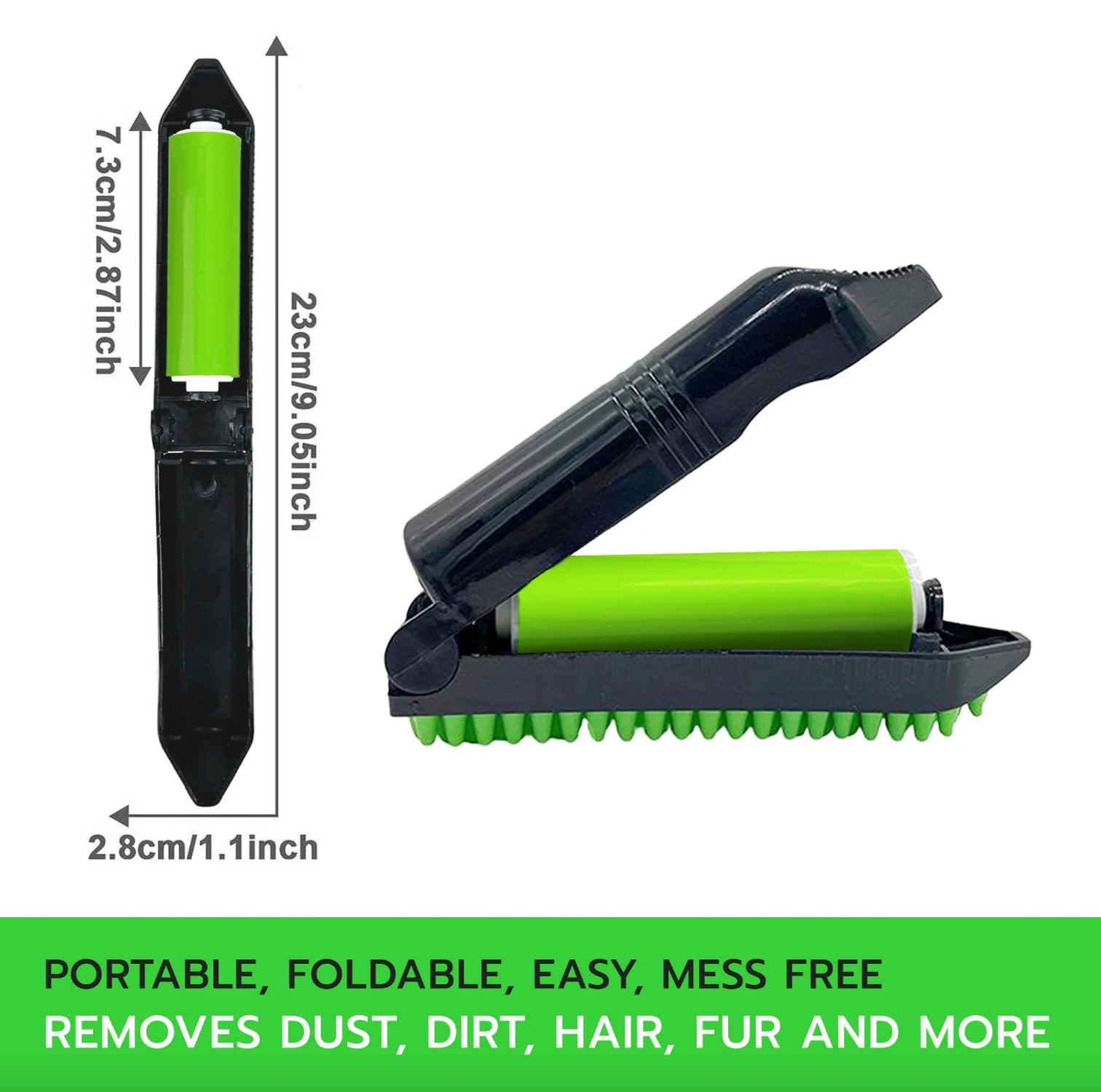 StickIt & Roll | Herbruikbare Wasbare Pluizenroller