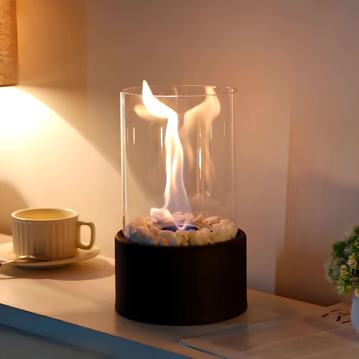 SLEEKFLAME – Tafelhaard zonder rook voor stijlvolle binnen- & buitentoepassing