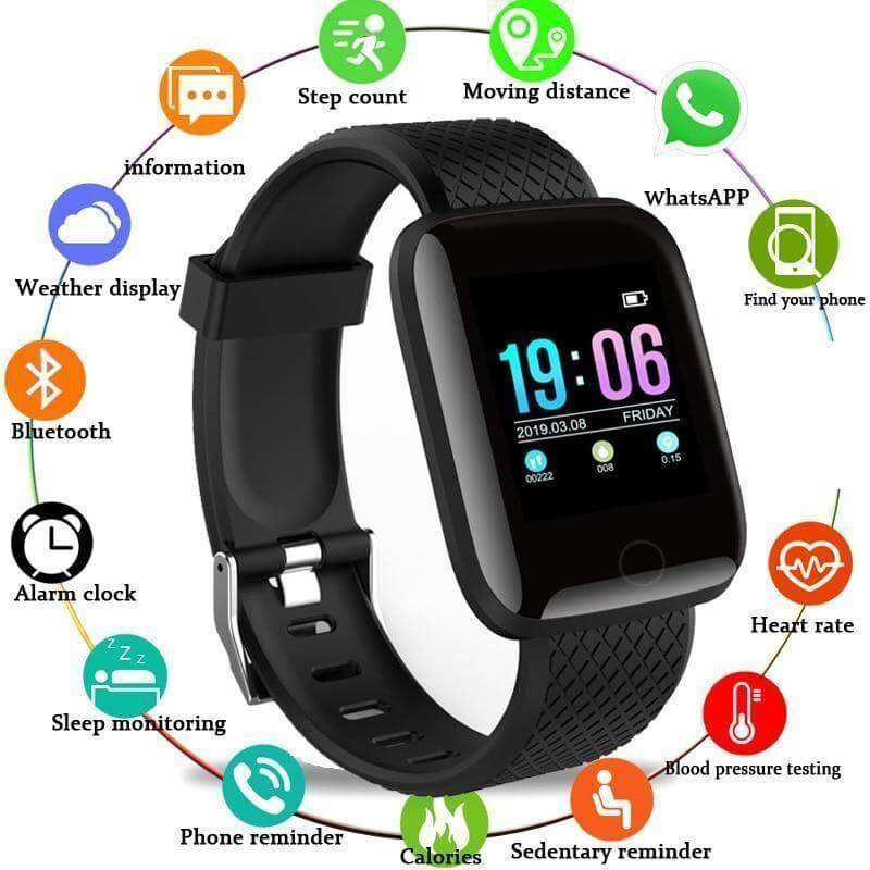 Intelligente Fitness-Tracker Horloge