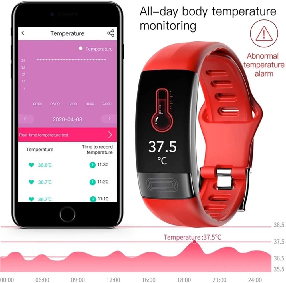 Smartwatch | Bloeddruk- en EKG-monitoring | Hartslagmeting | VitalBand