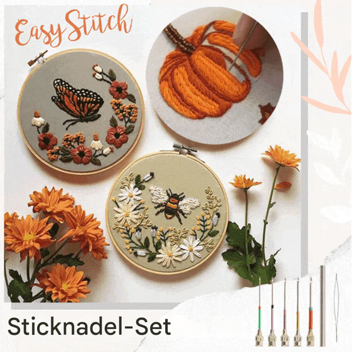 Sticknaaldset | Eenvoudig Borduren | Kleurgecodeerde Naalden | EasyStitch