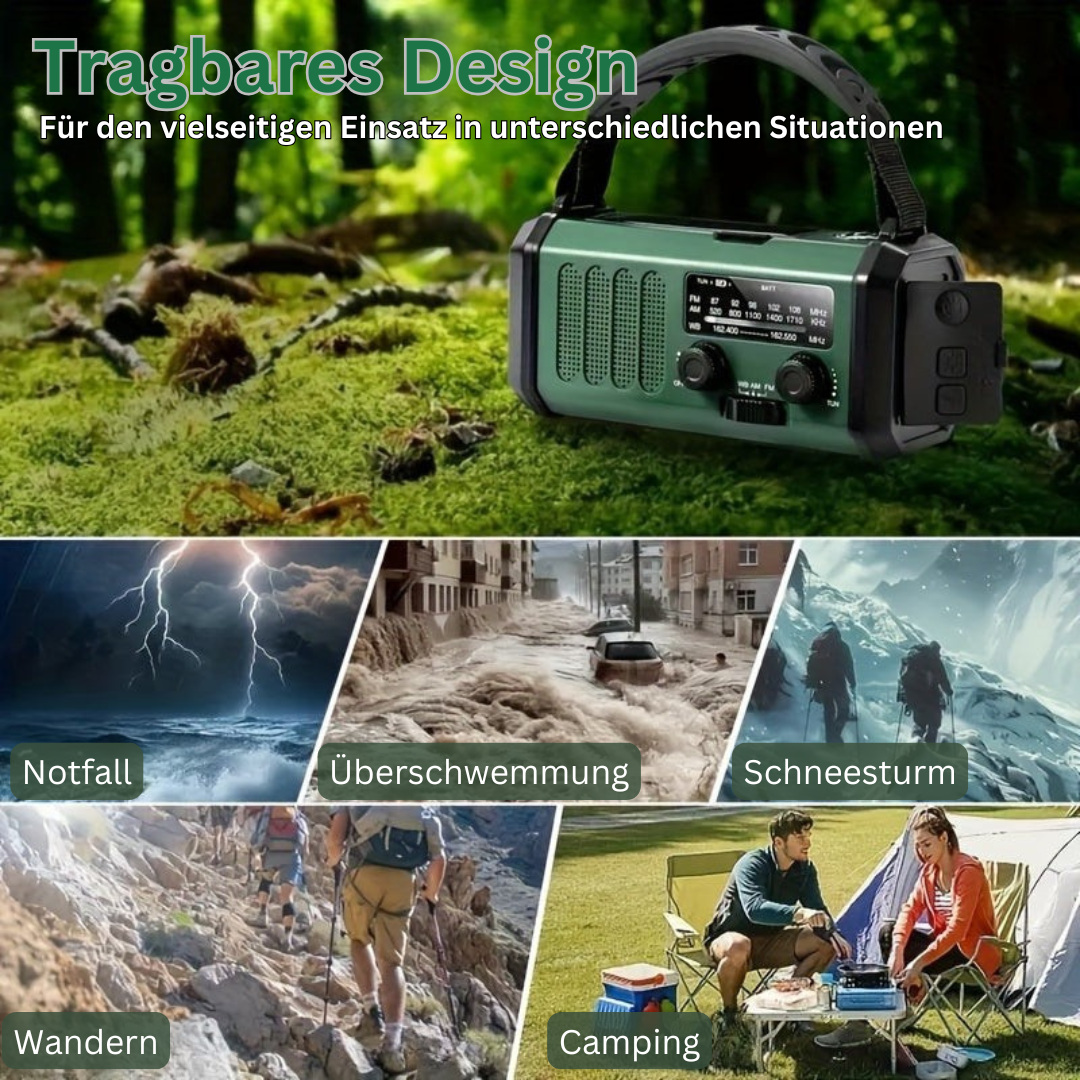 Multifunctioneel Noodradio - SurvivorPower