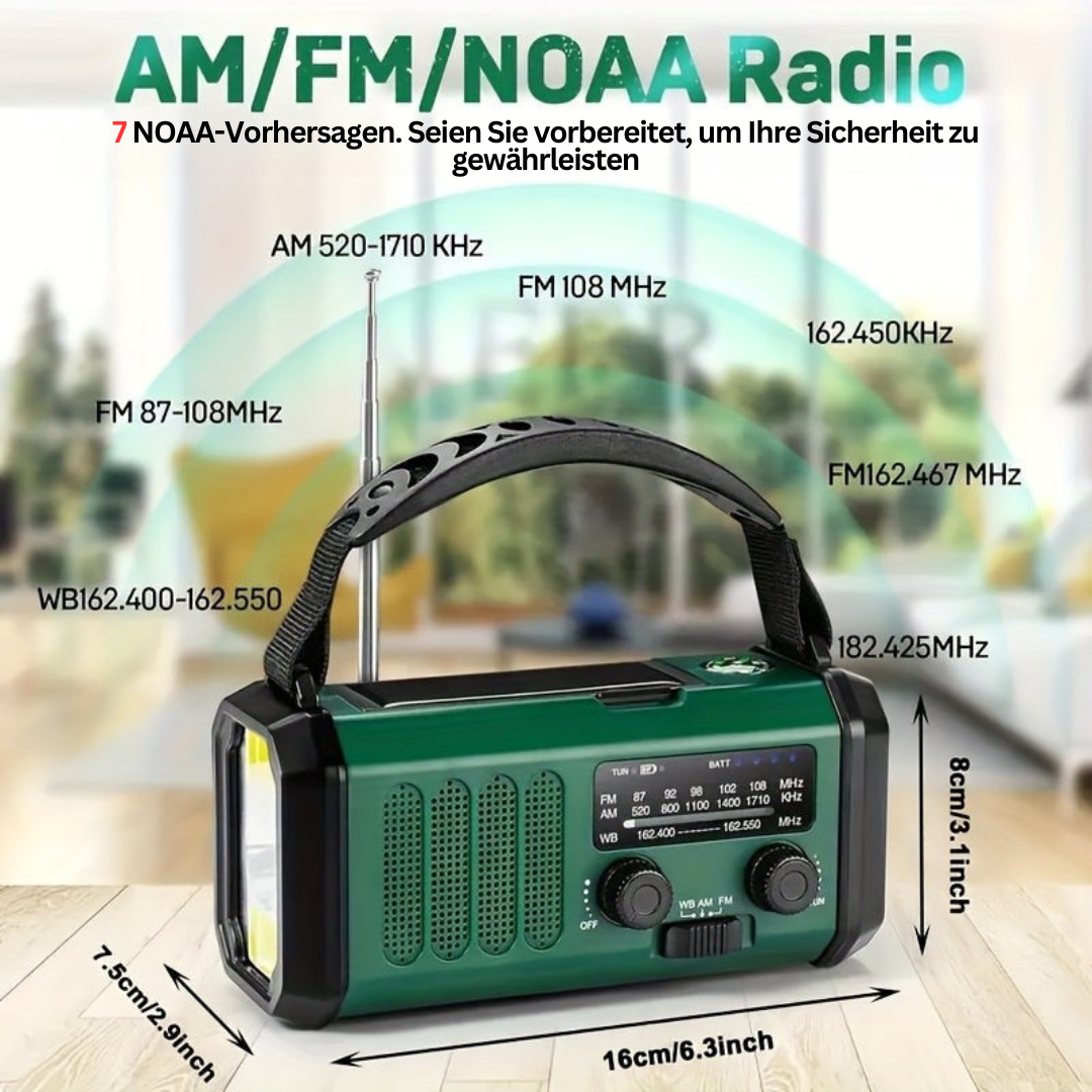 Multifunctioneel Noodradio - SurvivorPower