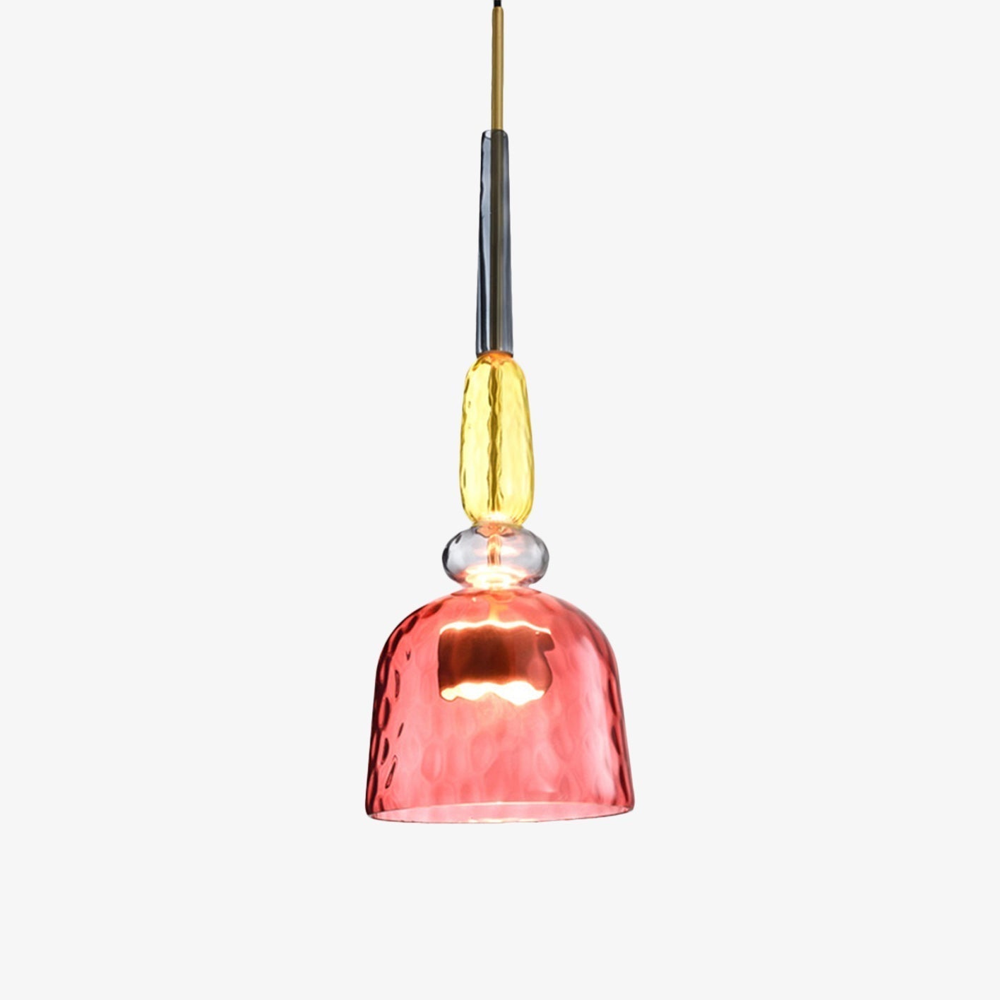 Hanglamp van gekleurd glas Illumy